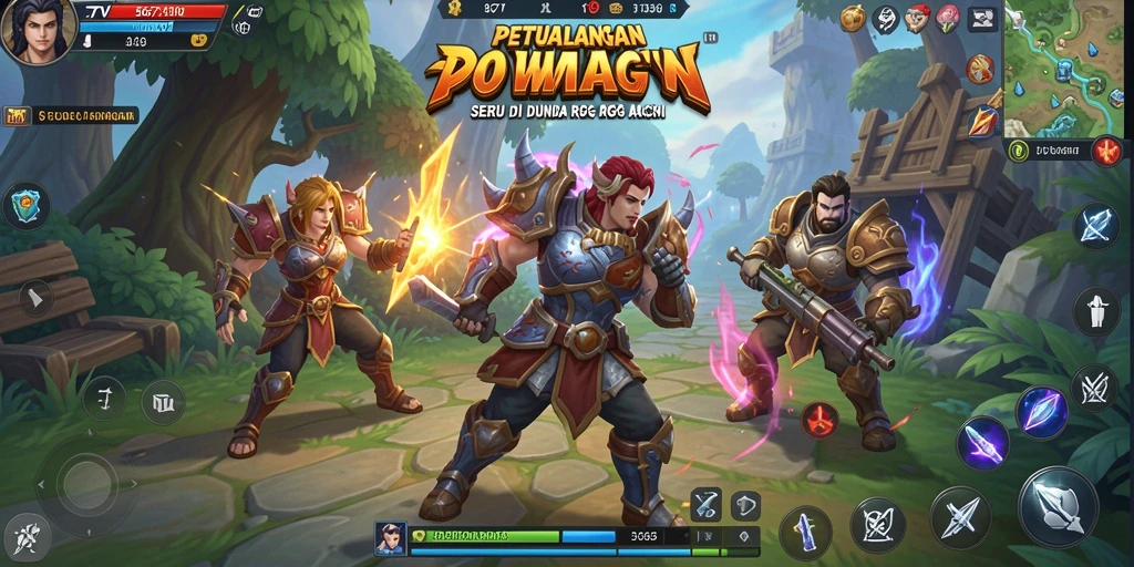 Tampilan gameplay ARPG yang mendebarkan di 567TV.