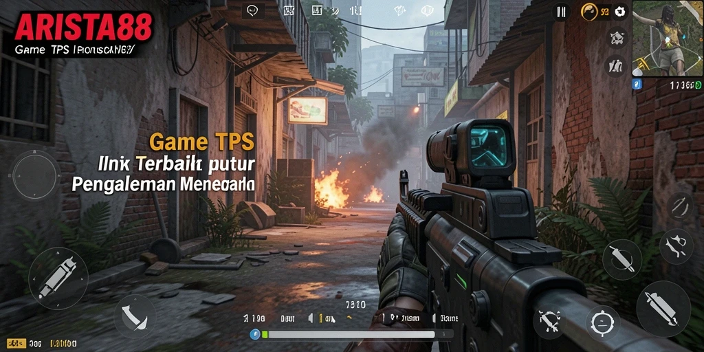 Screenshot gameplay ARISTA88 yang menampilkan aksi seru dalam pertarungan TPS.