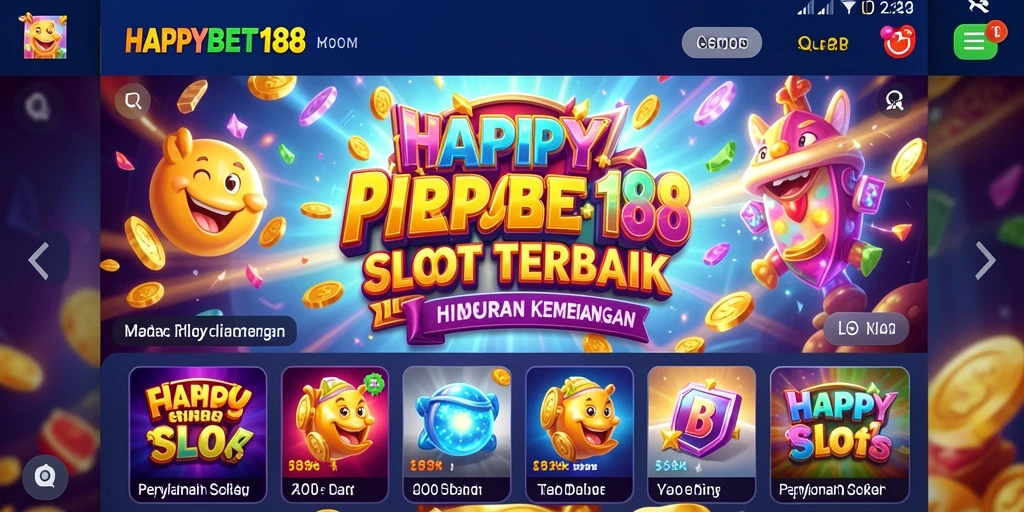 Tampilan gameplay Slot yang menarik di HAPPYBET188.