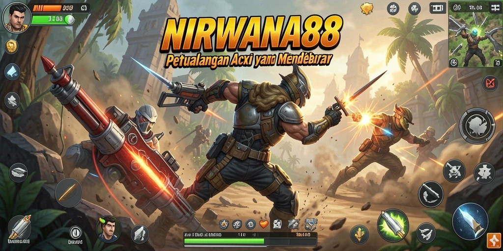 Tampilan menegangkan dari gameplay NIRWANA88 yang penuh aksi.