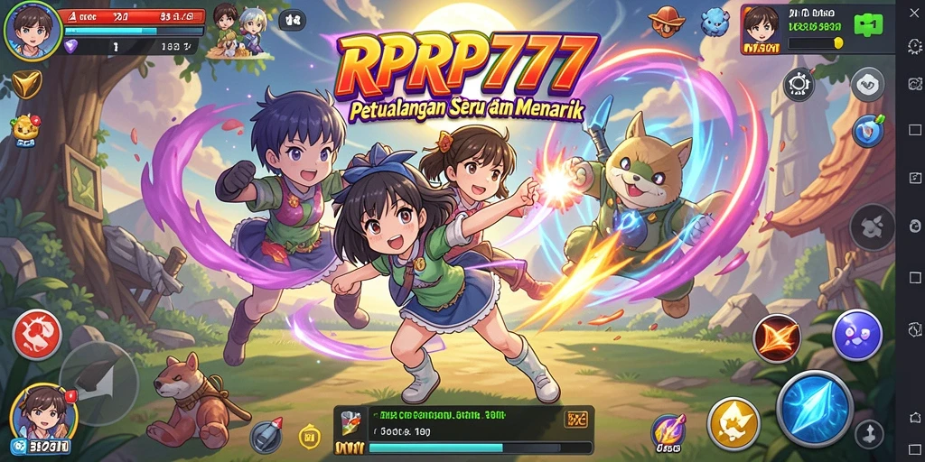 Tampilan gameplay RPRP777 yang menarik dan seru.
