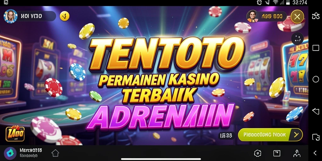 Tampilan gameplay seru di TENTOTO, siap membawa keberuntungan Anda!