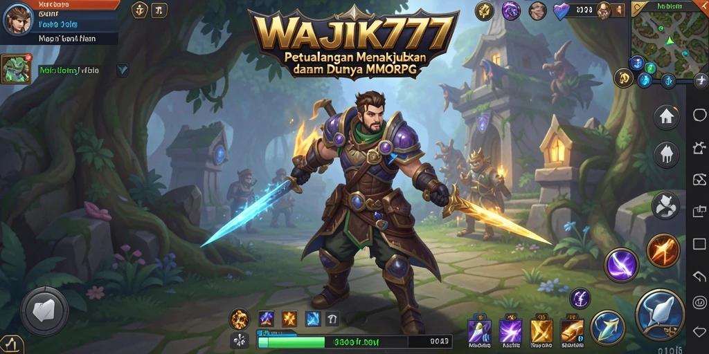 Tampilan gameplay WAJIK777 yang epik dan menawan.